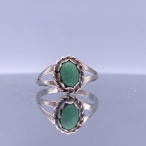 Navajo Vintage SouthWestern Sterling Silver and Turquoise Ring